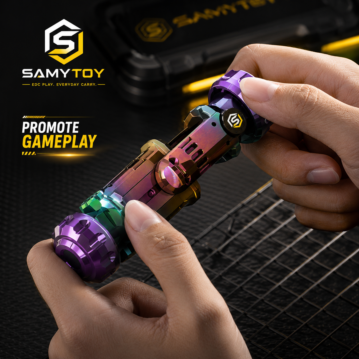 Mini Metal Shell Launcher Fidget Toy